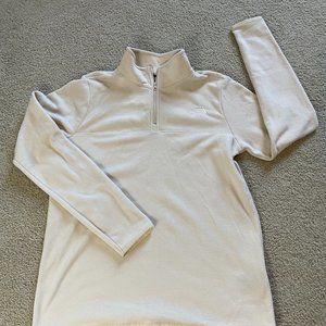 The North Face Full Zip Beige Fleece Jacket Women's Size M